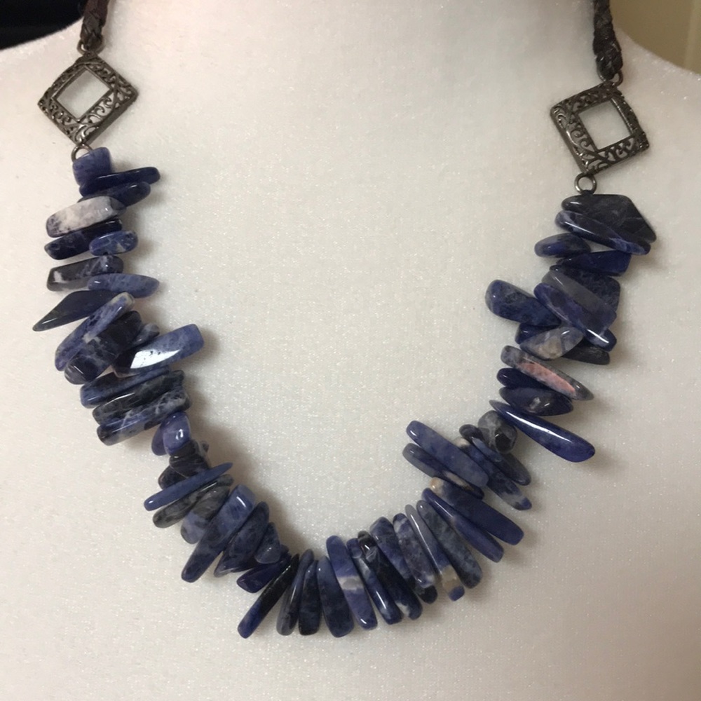 Blue lapis necklace - Picture 4 of 4